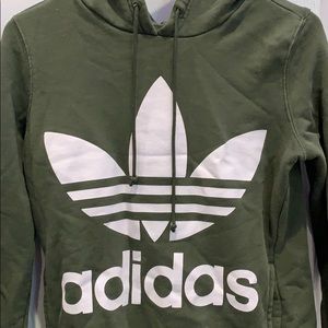 green adidas hoodie